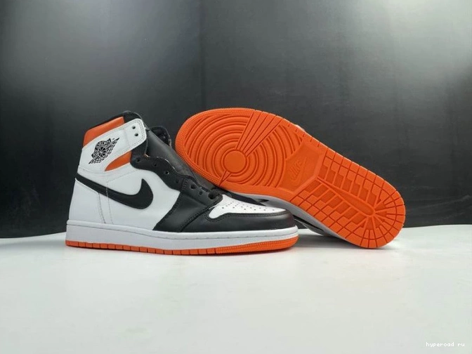 Electro Jordan Orange 555088-180 Retro Air 1 High 0817